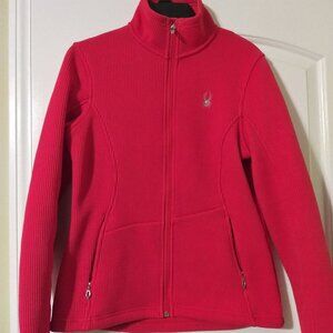 SPYDER Core Sweater Hot pink size M Full zip
